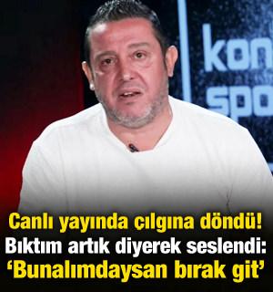 Ünlü yorumcu canlı yayında çılgına döndü! 'Bunalımdaysan bırak git'