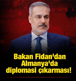 Vize, Gazze, Eurofighter... Bakan Fidan'dan Almanya'da diplomasi çıkarması!