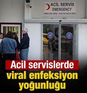 Acil servislerde viral enfeksiyon yoğunluğu