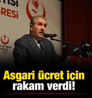 Destici: Asgari ücret yüzde 50 artışla 33 bin lira seviyesine gelmeli