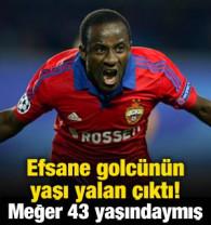 Efsane golcünün yaşı yalan çıktı! Meğer 43 yaşındaymış