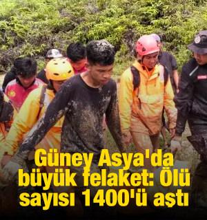 Güney Asya'da büyük felaket: Ölü sayısı 1400'ü aştı