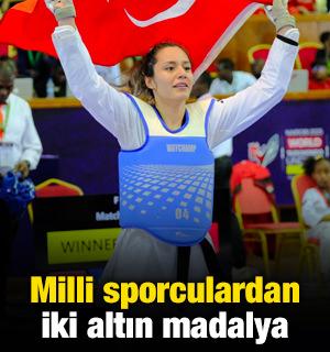 İki milli sporcumuzdan altın madalya