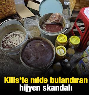 Kilis'te mide bulandıran hijyen skandalı: Merdiven altı üretimde fareler bulundu