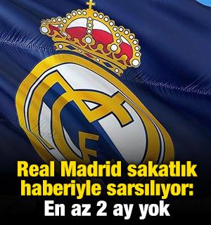 Real Madrid sakatlık haberiyle sarsılıyor: En az 2 ay yok