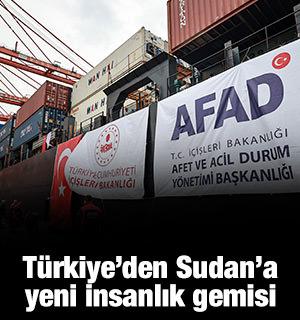 Türkiye'den Sudan'a yeni iyilik gemisi yola çıktı