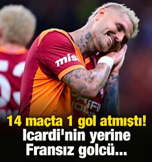 14 maçta 1 gol atmıştı! Icardi'nin yerine Fransız golcü...