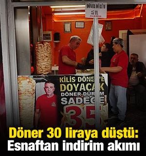 Döner 30 liraya düştü: Esnaftan indirim akımı
