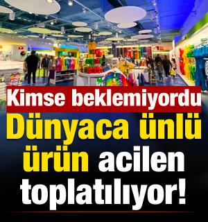 Dünyaca ünlü ürün acilen toplatılıyor! Herkesten özür diledi