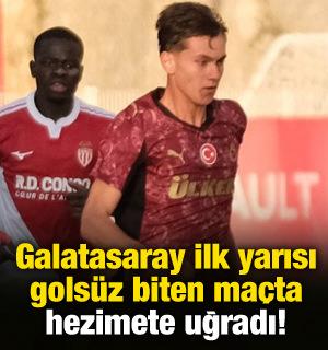 Galatasaray ilk yarısı golsüz biten maçta hezimete uğradı!