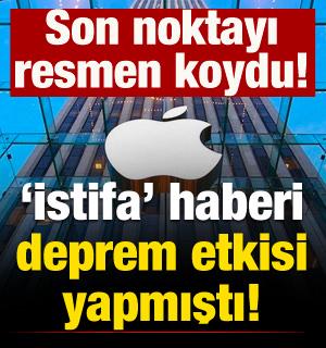 Apple başkanı istifa mı ediyor? Son noktayı böyle koydu!