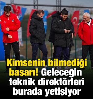 Kimsenin bilmediği başarı! Geleceğin teknik direktörleri burada yetişiyor