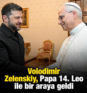 Volodimir Zelenskiy, Papa 14. Leo ile bir araya geldi