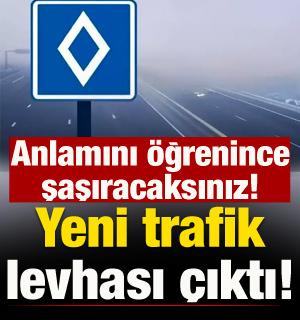 Yeni trafik levhası geliyor! Anlamını öğrenince şaşıracaksınız
