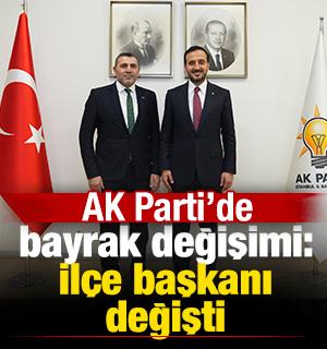 AK Parti B&uuml;y&uuml;k&ccedil;ekmece'de bayrak değişimi! İl&ccedil;e başkanı değişti