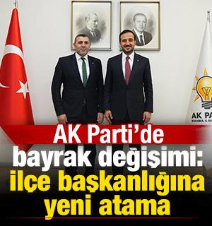 AK Parti B&uuml;y&uuml;k&ccedil;ekmece'de bayrak değişimi: İl&ccedil;e başkanlığına Rasim Yağar atandı