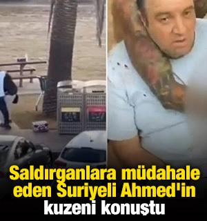 Avustralya'daki saldırganlara m&uuml;dahale eden Suriyeli Ahmed'in kuzeni konuştu
