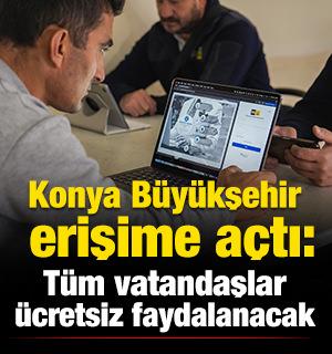Konya B&uuml;y&uuml;kşehir erişime a&ccedil;tı: T&uuml;m vatandaşlar faydalanacak