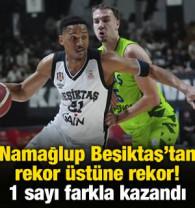 Namağlup lider Beşiktaş! 1 sayı farkla rekor g&uuml;ncelledi