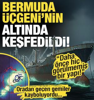Bermuda &Uuml;&ccedil;geni'nin altında sıra dışı bir yapı keşfedildi!