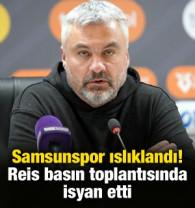 Samsunspor ıslıklandı! Reis basın toplantısında isyan etti