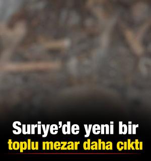 Suriye'de eski 'Devlet G&uuml;venliği Merkezi'nden toplu mezar &ccedil;ıktı