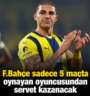 F.Bah&ccedil;e sadece 5 ma&ccedil;ta oynayan oyuncusundan servet kazanacak