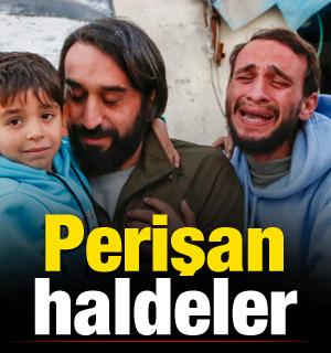 Perişan haldeler!
