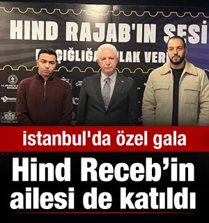 Şehit Hind Receb'in ailesi İstanbul'daki film g&ouml;steriminde yer aldı