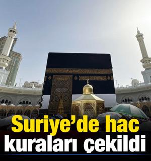 Suriye'de 2026 yılı hac kuraları &ccedil;ekildi