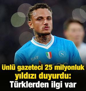 &Uuml;nl&uuml; gazeteci, 25 milyonluk yıldızı duyurdu: T&uuml;rklerden ilgi var
