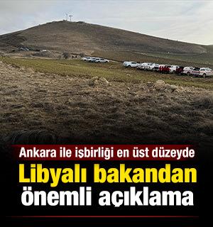 Libyalı bakandan &ouml;nemli a&ccedil;ıklama: Ankara ile işbirliği en &uuml;st d&uuml;zeyde