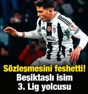 S&ouml;zleşmesini feshetti! Beşiktaşlı isim 3. Lig yolcusu
