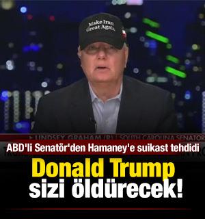 ABD'li Senat&ouml;r'den Hamaney'e suikast tehdidi:  "Donald Trump sizi &ouml;ld&uuml;recek"