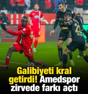 Galibiyeti kral getirdi! Amedspor zirvede farkı a&ccedil;tı