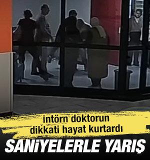 İnt&ouml;rn doktorun hayat kurtaran refleksi 