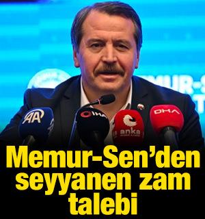 Memur-Sen'den seyyanen zam talebi