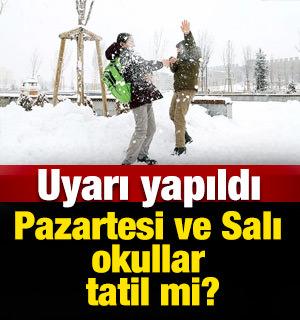 Pazartesi ve Salı okullar tatil mi? Uyarı yapıldı