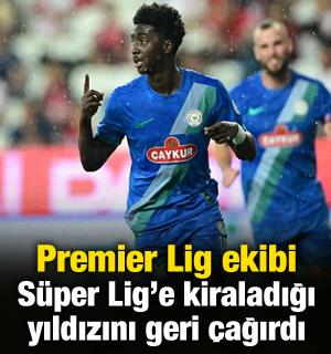 Premier Lig ekibi S&uuml;per Lig'e g&ouml;nderdiği yıldızını geri &ccedil;ağırdı! S&ouml;zleşmesi fehedildi