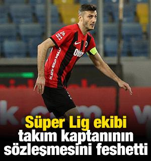 S&uuml;per Lig ekibi takım kaptanının s&ouml;zleşmesini feshetti