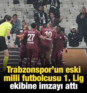 2 yıl &ouml;nce Trabzonspor'daydı: Milli futbolcu 1. Lig ekibine imzayı attı