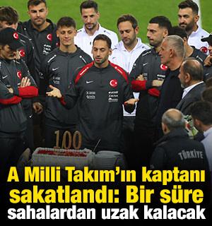 A Milli Takım'ın kaptanı sakatlandı: Bir s&uuml;re sahalardan uzak kalacak