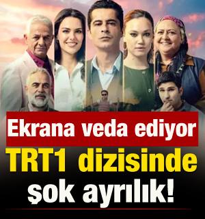  TRT1 dizisinde şok ayrılık! Ekrana veda ediyor
