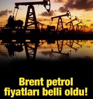 Brent petrol&uuml;n varili 63,04 dolardan işlem g&ouml;r&uuml;yor