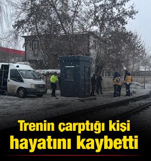 Trenin &ccedil;arptığı kişi hayatını kaybetti
