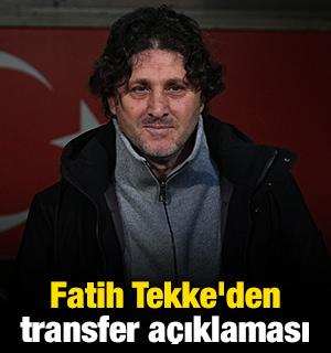 Fatih Tekke'den transfer a&ccedil;ıklaması