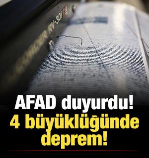 Kahramanmaraş'ta deprem! AFAD duyurdu