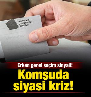 Komşuda siyasi kriz: Erken genel se&ccedil;im sinyali! 