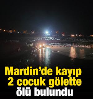 Mardin'de kayıp 2 &ccedil;ocuk g&ouml;lette &ouml;l&uuml; bulundu
