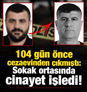 Samsun'da 104 g&uuml;n &ouml;nce cezaevinden &ccedil;ıkmıştı: Sokak ortasında cinayet işledi!